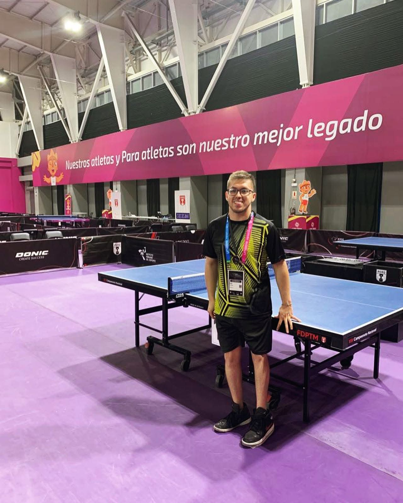 Daniel Prado representará al Perú en el ITTF World Para Future 2025 en Santiago de Chile
