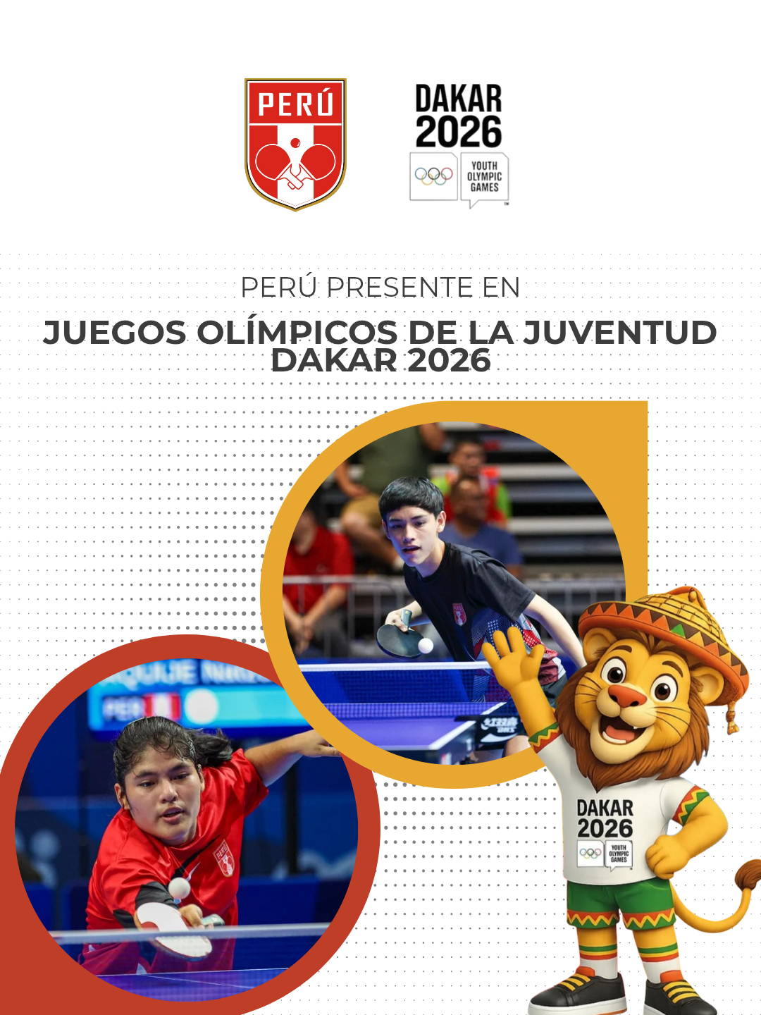 EL TENIS DE MESA PERUANO DIRÁ PRESENTE EN DAKAR 2026