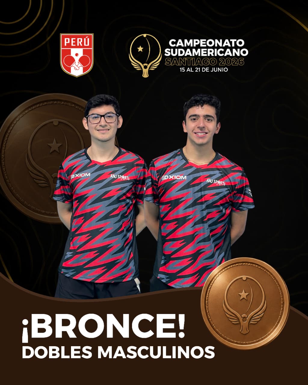 PERÚ SUMA UNA NUEVA MEDALLA EN EL CAMPEONATO SUDAMERICANO DE MAYORES SANTIAGO 2026