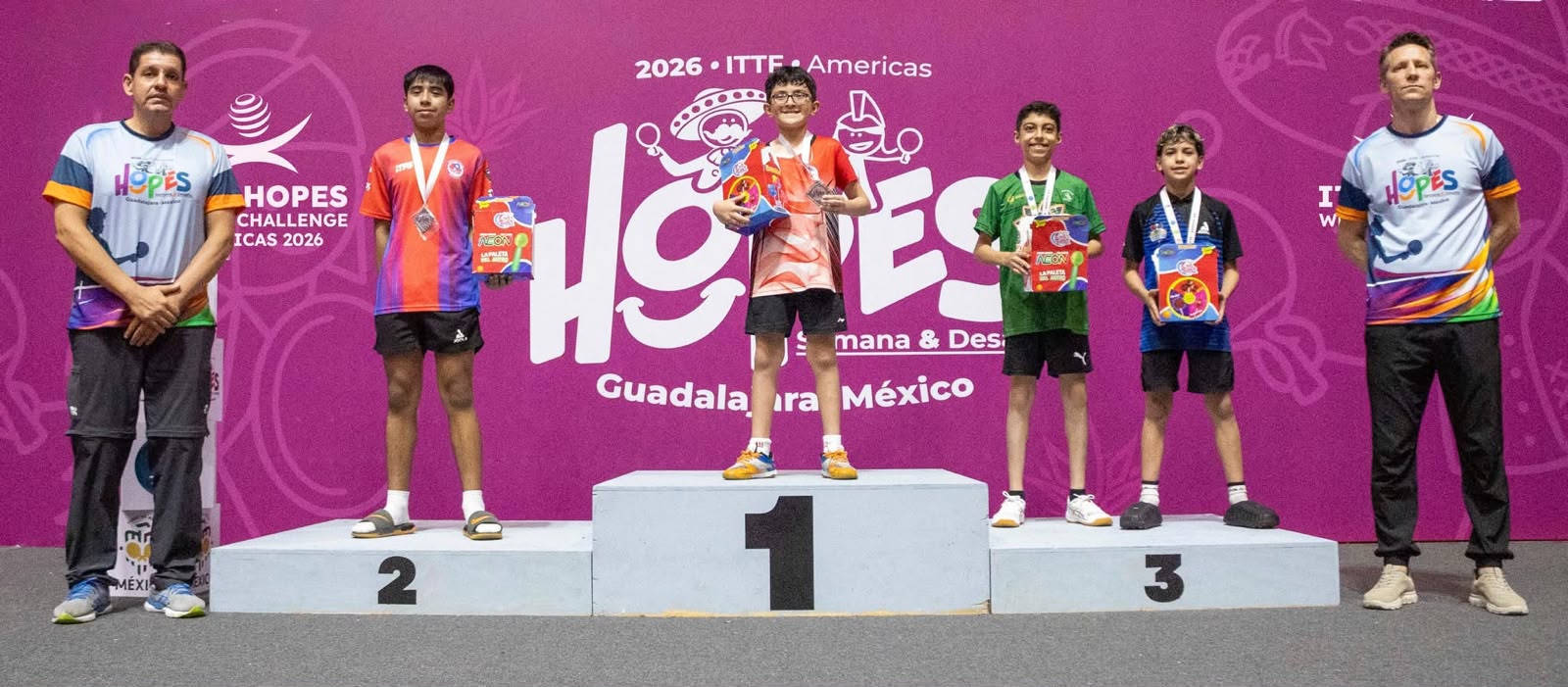 SAMÍN LORA SE CORONA CAMPEÓN DEL ITTF AMERICAS HOPES WEEK & CHALLENGE 2026 Y CLASIFICA AL MUNDIAL DE PROMESAS DE LA ITTF