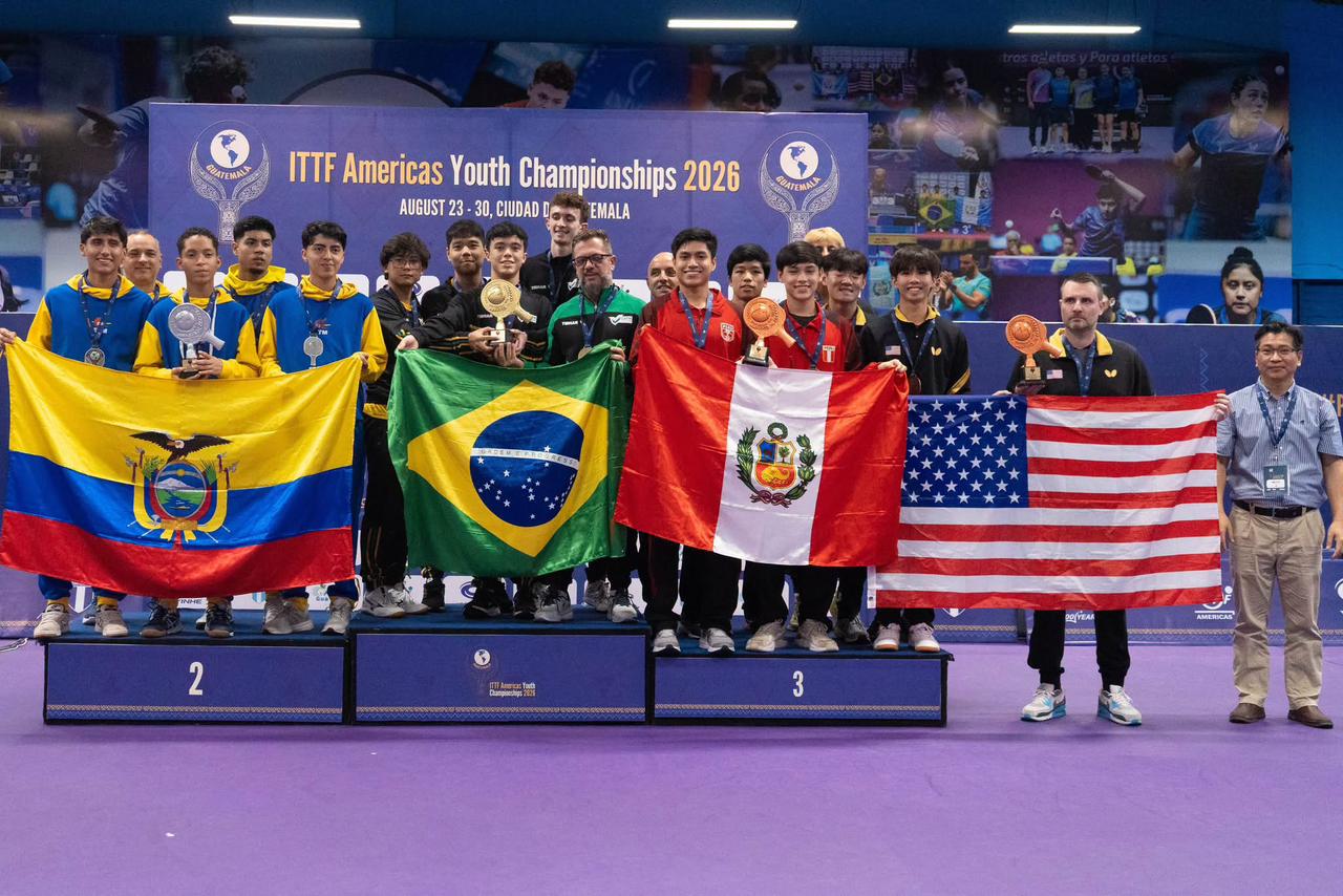 PERÚ CONQUISTA LA MEDALLA DE BRONCE EN EL ITTF AMERICAS YOUTH CHAMPIONSHIPS