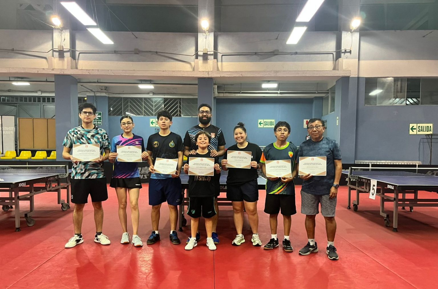 CULMINÓ CON ÉXITO LA CLÍNICA INTENSIVA DE TENIS DE MESA – NIVEL INTERMEDIO AVANZADO